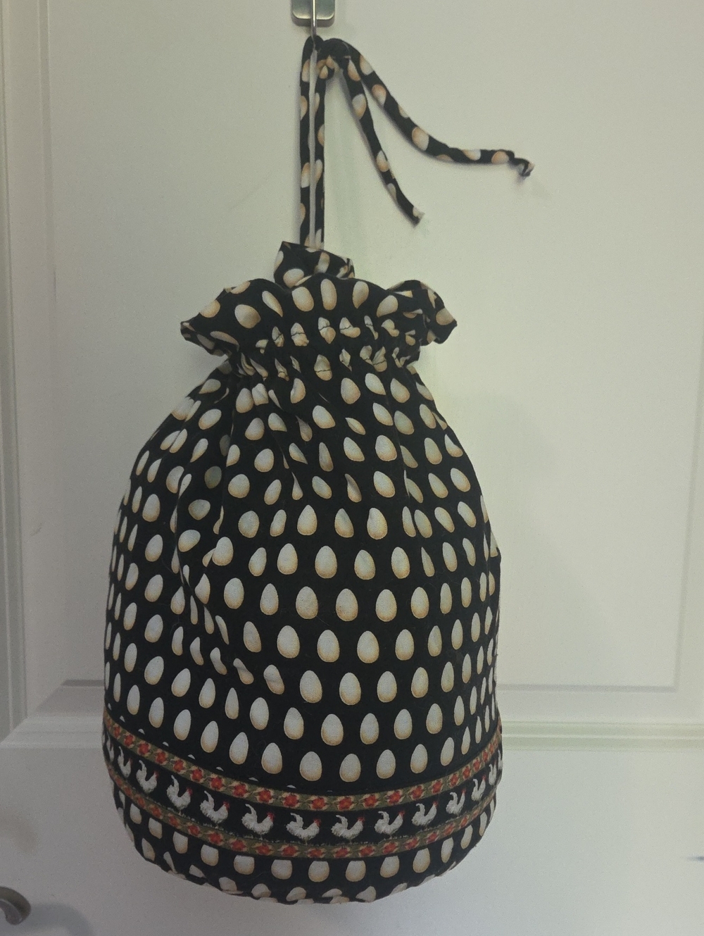 Vintage Vera Bradley Ditty Bag In "Chanticleer" Pattern